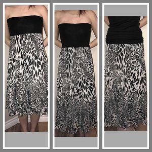 WEAR 3 WAYS ANIMAL PRINT DRESS/SKIRT